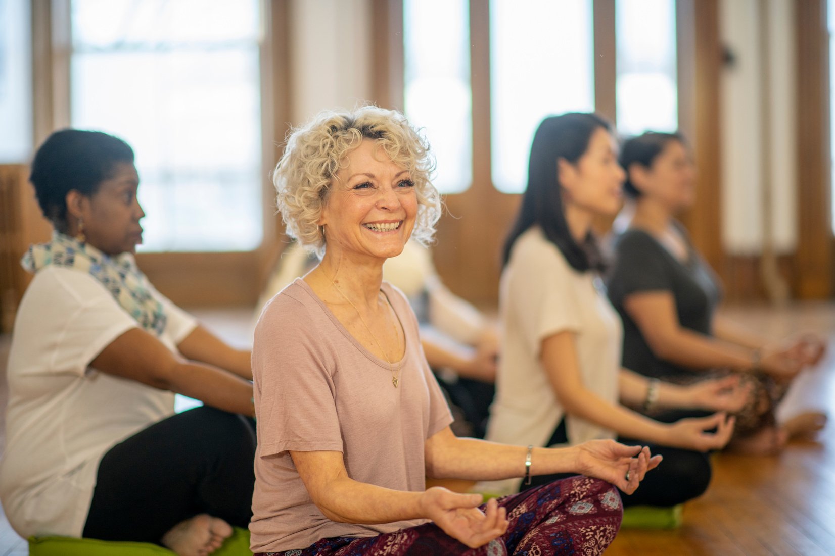 Yoga class